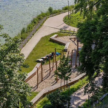 Stylish By The With Balcony In By Renters Zegrze