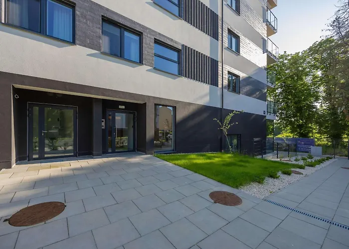 Stylish By The With Balcony In By Renters Apartament Zegrze